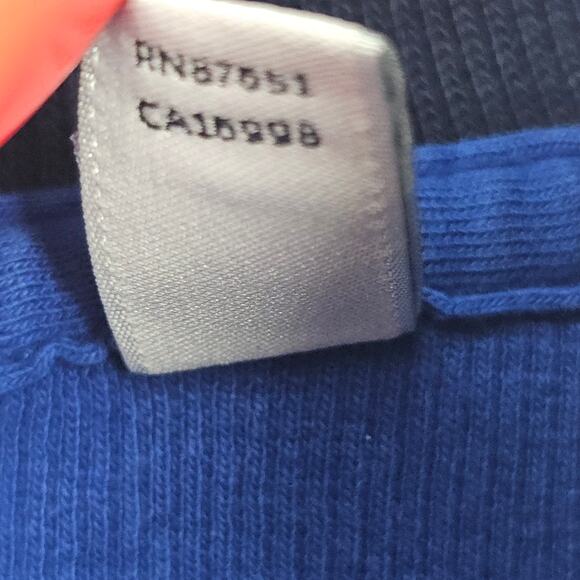 Authentic Lacoste Royal blue Cotton Quater Zip Sweatshirt Men's Size 3XL 3022 - Picture 4 of 8